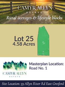 Lot 25 - Camyr Allyn Estate